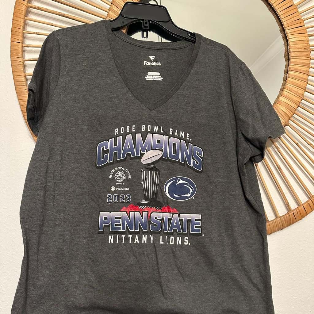 Womens 2023 Ncaa Rose Bowl Game Champions Penn State Shirt Ncaa Football 2xl